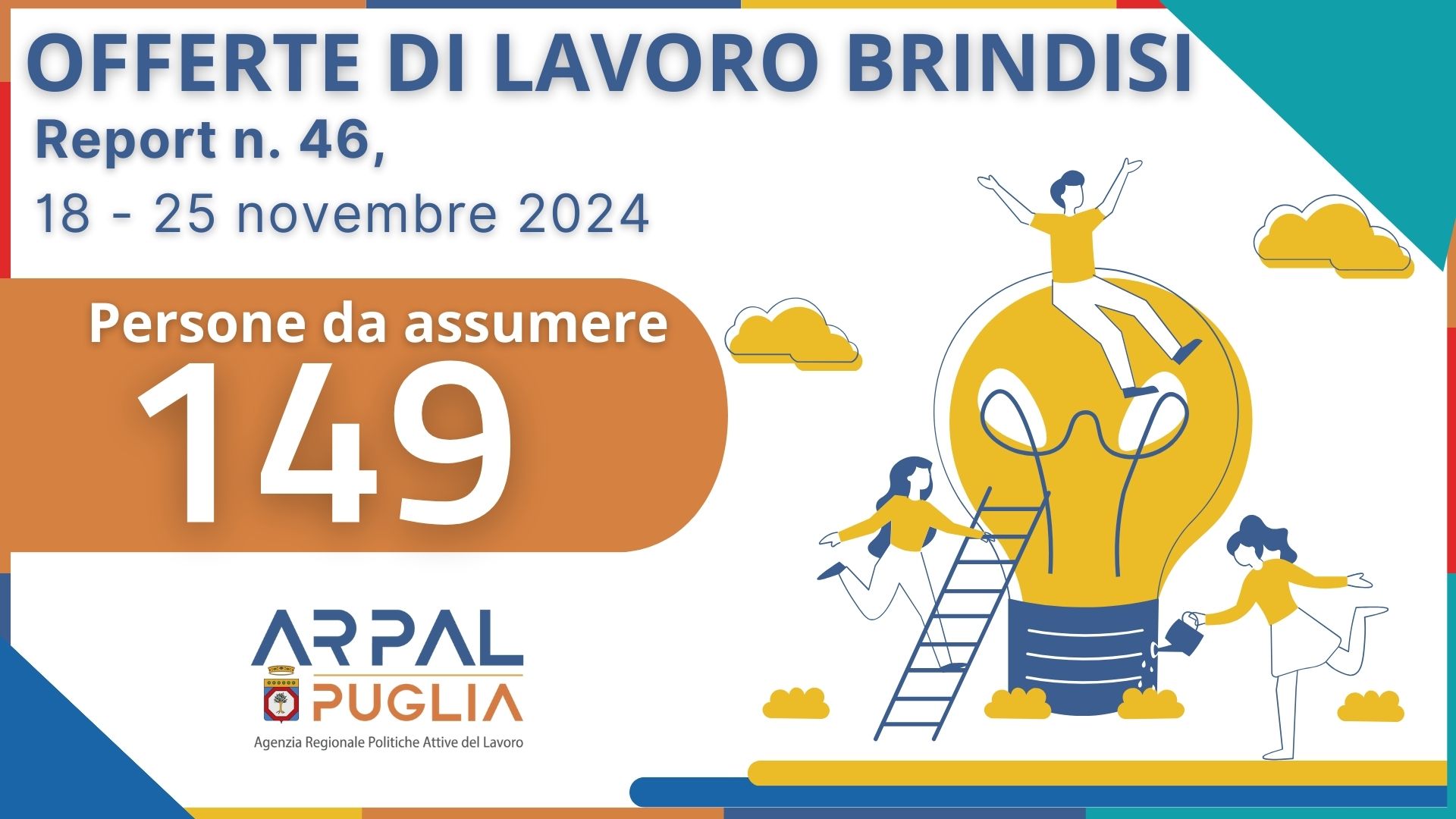 Pubblicato il 46° report settimanale delle offerte di lavoro - aggiornamento 18.11.2024